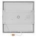 LED prisadené svietidlo, štvorec, biele, 28,5W,Neutrálna biela 8592920124277