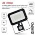 LED reflektor SIMPO s pohybovým čidlom 30 W neutrálna biela 8592920120408