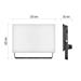LED reflektor TAMBO, 50 W, 5000 lm, IP65, čierny ZS2542