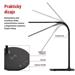 LED stolná lampa OSCAR, čierna 8592920137857
