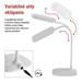 LED stolná lampa STELLA, biela 8592920079843