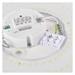 LED stropné svietidlo TIVI, A CLASS, okrúhle biele 12,5W, IP44, Neutrálna biela 8592920149225