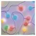 LED svetelná cherry reťaz – guličky 2,5cm, 4m, vonkajšia aj vnútorná, multicolor, časovač 8592920096185