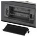 LED svietnik kovový biely, 40 cm, 2x AA, vnútorný, teplá biela 8592920147337