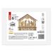 LED vianočný betlehem drevený, 15 cm, 2x AA, vnútorný, teplá biela, časovač 8592920122044