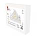 LED vianočný domček drevený, 28 cm, 2x AAA, vnútorný, teplá biela, časovač 8592920093528