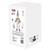 LED vianočný snehuliak sediaci, 31 cm, 3× AA, vnút., teplá biela 8592920121986
