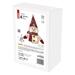 LED vianočný snehuliak svietiaci, 25 cm, 3x AA, vnútorná, teplá biela 8592920122020