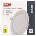 LED vstavané svietidlo NEXXO, kruhové, biely, 12,5W, neutrálna biela 8592920108376