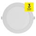 LED vstavané svietidlo NEXXO, kruhové, biely, 18W, teplá biela 8592920108406