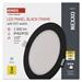 LED vstavané svietidlo NEXXO, kruhové, čierne, 12,5W, CCT 8592920108680
