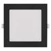 LED vstavané svietidlo NEXXO, štvorec, čierne, 12W, CCT 8592920109151