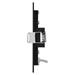 LED vstavané svietidlo NEXXO, štvorec, čierne, 7W, CCT 8592920109120