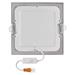 LED vstavané svietidlo NEXXO, štvorec, strieborné, 12W, CCT 8592920109052