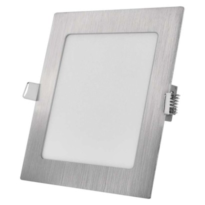 LED vstavané svietidlo NEXXO, štvorec, strieborné, 12W, CCT 8592920109052