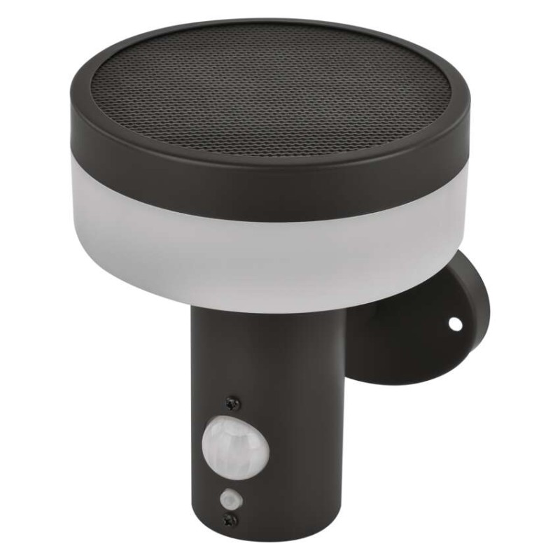 LED záhradné solárne nástenné svietidlo TERION, senzor súmraku, 12,5 x 14,7 x 14,2 cm ZGJ044S
