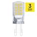 LED žiarovka Classic JC / G9 / 4,2 W (40 W) / 470 lm / teplá biela / stmievateľné