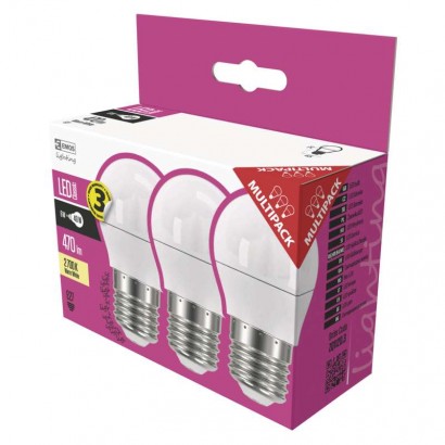 LED žiarovka Classic Mini Globe 6W E27 teplá biela 8592920088845