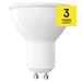 LED žiarovka Classic MR16 biela/ GU10 / 5,8 W (75 W) / 565 lm / Teplá biela