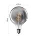 LED žiarovka DECO SMOKED G125 / E27 / 4,5 W (19 W) / 180 lm / flame 8592920149089