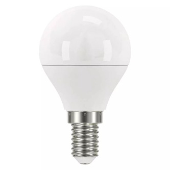 LED žiarovka EMOS Lighting E14, 230V, 5W, 470lm, 4000k, neutrálna biela, 30000h, Mini Globe 45x78mm