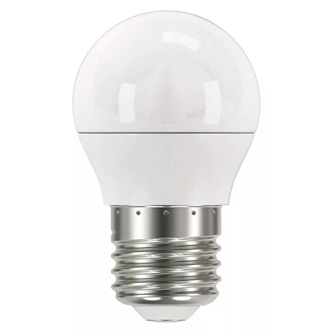 LED žiarovka EMOS Lighting E27, 230V, 5W, 470lm, 4000k, neutrálna biela, 30000h, Mini Globe 45x74mm