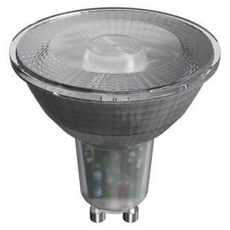 LED žiarovka EMOS Lighting GU10, 230V, 4.2W, 333lm, 3000k, teplá biela, 30000h, Classic MR16 52x50x