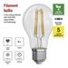 LED žiarovka Filament A60 / E27 / 5 W (75 W) / 1 060 lm / neutrálna biela