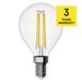 LED žiarovka Filament Mini Globe / E14 / 1,8 W (25 W) / 250 lm / Neutrálna biela