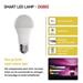LED žiarovka GoSmart A60 / E27 / 9 W (60 W) / 806 lm / RGB / stmievateľná / Zigbee 8592920121078