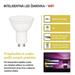 LED žiarovka GoSmart MR16 / GU10 / 4,8 W (35 W) / 400 lm / RGB / stmievateľná / Wi-Fi 8592920120248