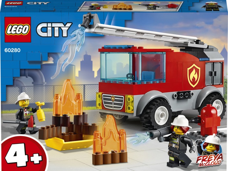 Lego CITY 60280 Hasičské auto s žebříkem 5702016911534