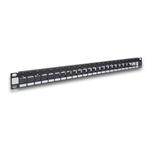 Legrand LINKEO modulárny patchpanel 24port 1U pre UTP i STP keystone, kovová vyväz. lišta 632792