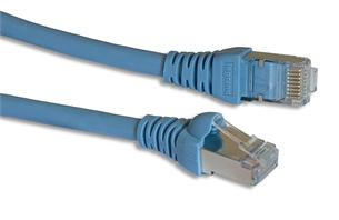 Legrand LINKEO patch kábel Cat6, FTP - 1m, bledomodrý 632760