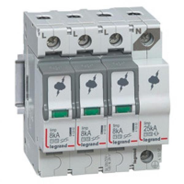 Legrand SPD ZVODIČ T1+T2 8KA 3+1 N 412257