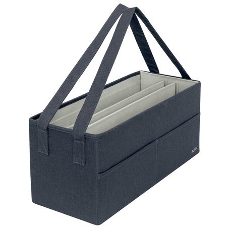 LEITZ Fabric textilní úložný box pro sdílené pracovní místo, 21x46,5x20cm 64440089