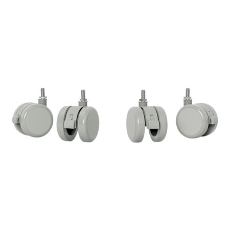 Leitz kolečka k výškově nastavitelnému elektrickému ergonomickému stolu Leitz Ergo 53740085