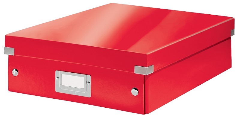 LEITZ Organizační box Click&Store, velikost M, červená 60580026