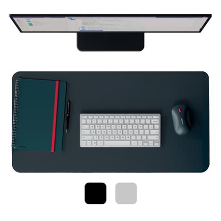 LEITZ podložka na stůl recyklovaná kůže 36x70 cm tm. šedá 53850089