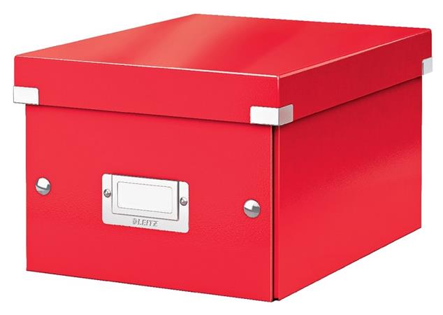 LEITZ Univerzální krabice Click&Store, velikost S (A5), červená 60430026