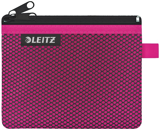 Leitz WOW dvojitá textilní kapsa, velikost S, růžová 40110023