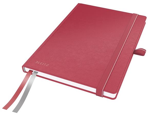 LEITZ Zápisník Complete, A5, čtvereček, červená 44770025