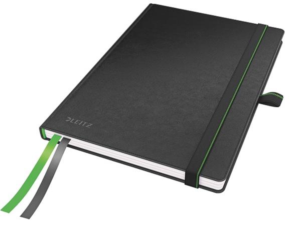 LEITZ Zápisník Complete, A5, linka, černá 44780095