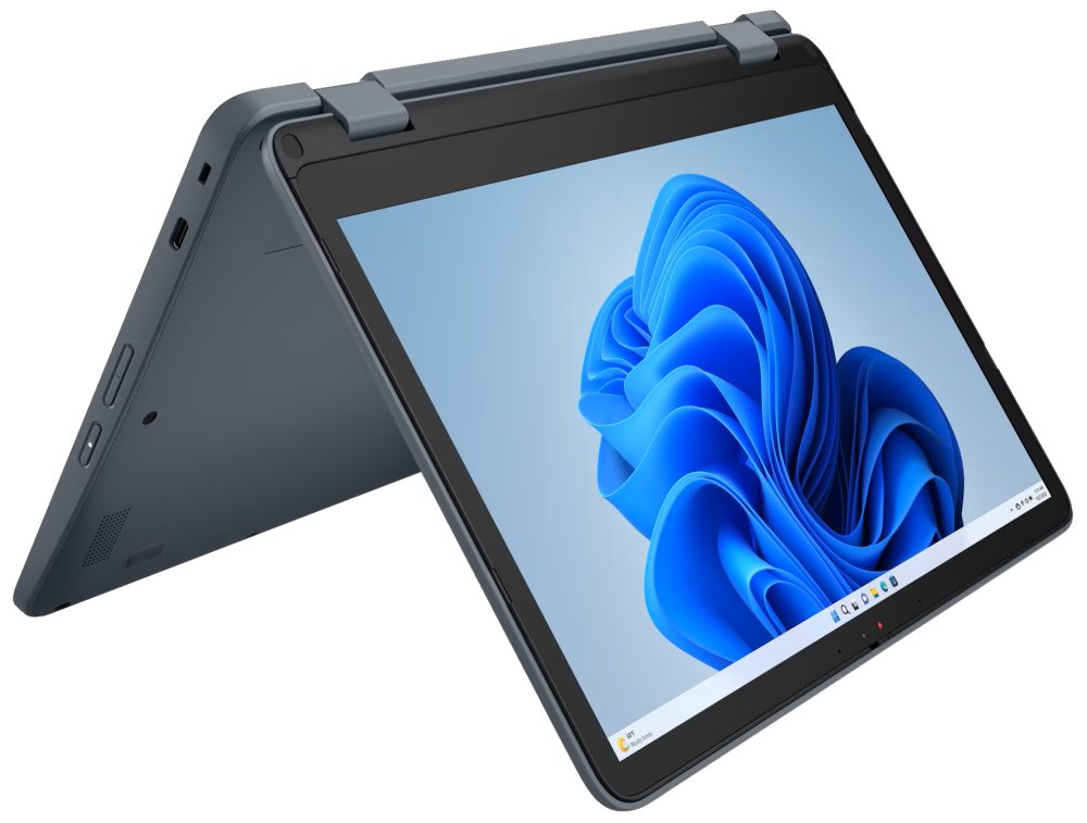 Lenovo 300w 2-in-1 G5/ N150/ 4GB DDR5/ 128GB UFS/ Intel Graphics/ 11,6"HD,touch/ W11P/ šedý 83LF0001CK