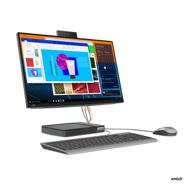 Lenovo IdeaCentre/5 24ALC6/23,8"/FHD/R5-5500U/16GB/512GB SSD/AMD int/W11H/Grey/2R F0G2003UCK