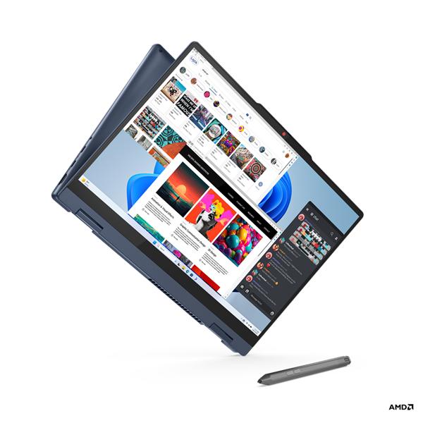 Lenovo IdeaPad 5/2-in-1 14AHP9/R5-8645HS/14"/WUXGA/T/16GB/1TB SSD/AMD int/W11H/Blue/2R 83DR001YCK