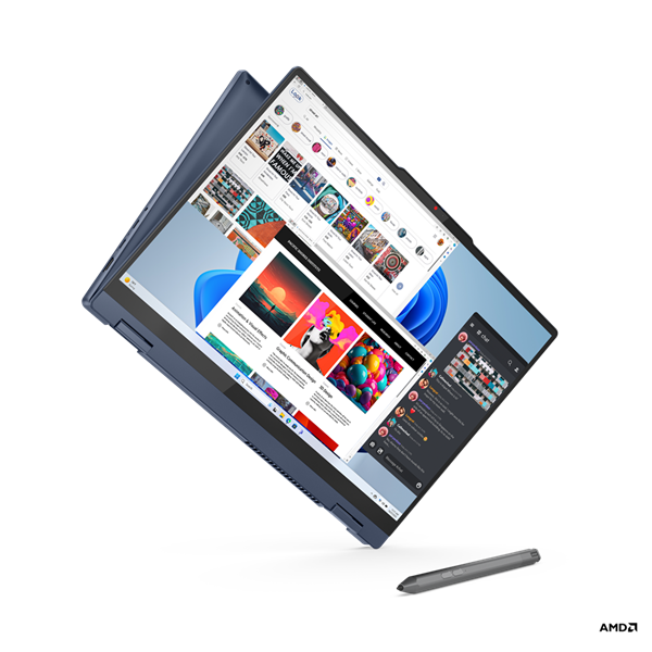 Lenovo IdeaPad 5/2-in-1 16AHP9/R7-8845HS/16"/2048x1280/T/16GB/1TB SSD/AMD int/W11H/Blue/2R 83DS000SCK
