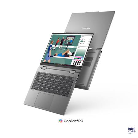 Lenovo IdeaPad 5 2-in-1 Core Ultra5 322/Copilot+/16GB/SSD 512GB/14"/WUXGA/IPS/touch/400nitů/60Hz/Pero/WIN11 H 83UG002FCK