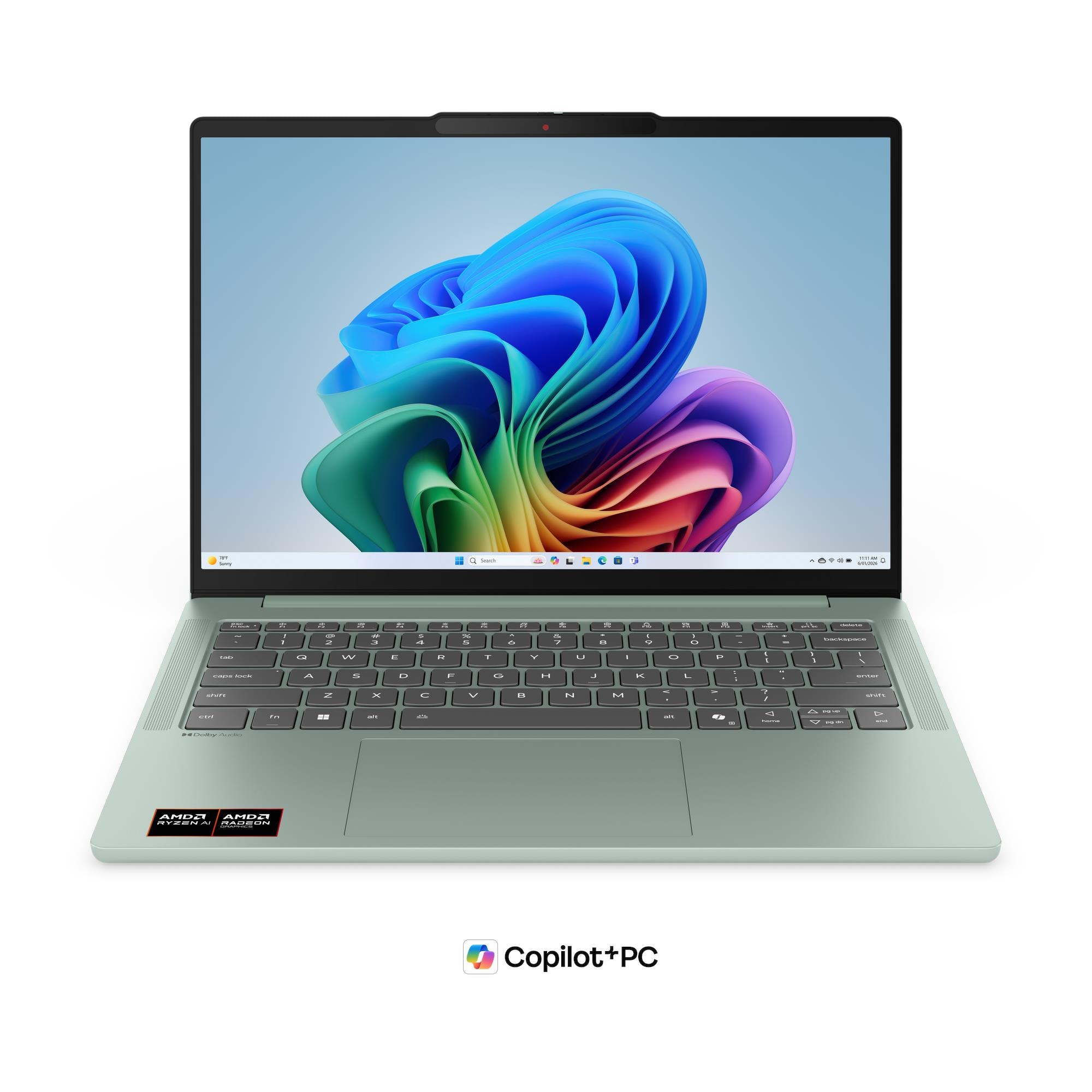 Lenovo IdeaPad Slim 5 14AGP11 Ryzen AI 7 450 32GB 1TB-SSD 14.0"2.8K OLED GL IntegRadeon Win11Home Breeze Moss 83S10054CK