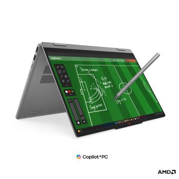 Lenovo IP 5 2in1 14AGP11, Ryzen AI 5 430, 14.0˝ 1920x1200 WUXGA/Touch, UMA, 16GB, SSD 512GB, W11H, šedý, 2y C 83UH0040CK